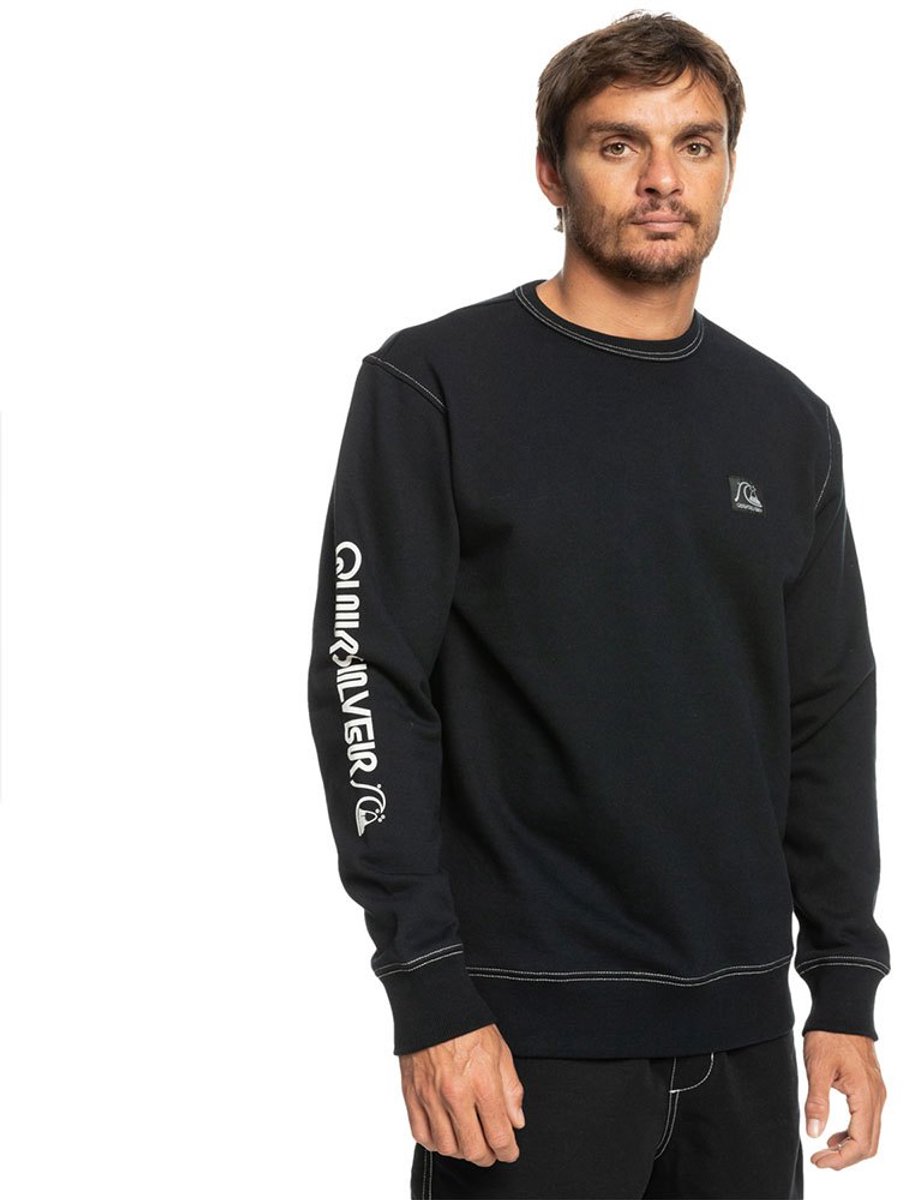 Quiksilver The Original Sweatshirt S Man Zwart