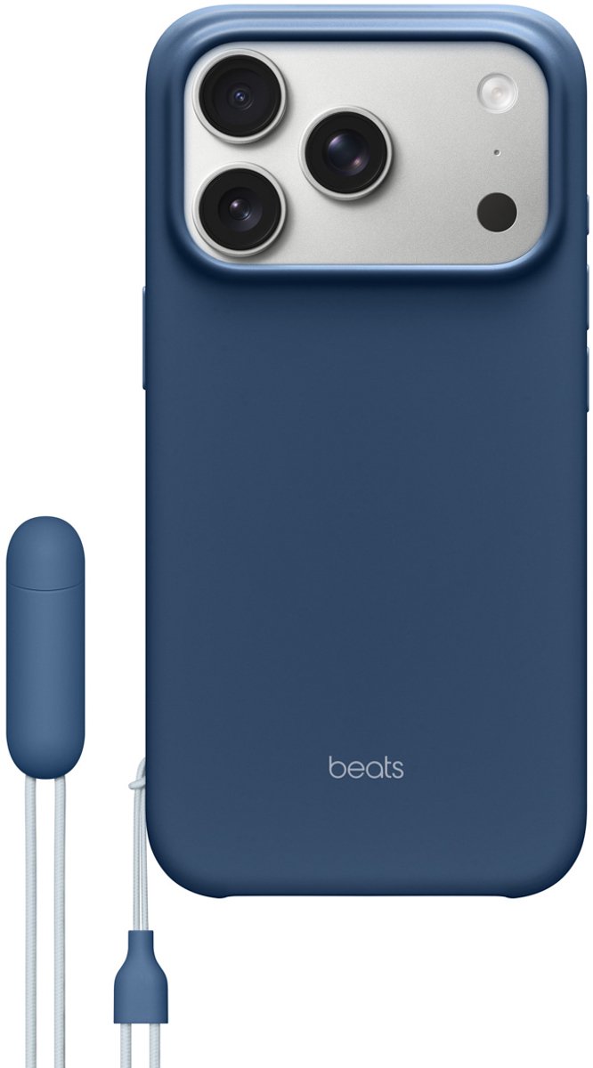 Beats Kickstand Case met geschikt voor MagSafe en Camera Control geschikt voor iPhone 17 Pro - Bedrock Blue