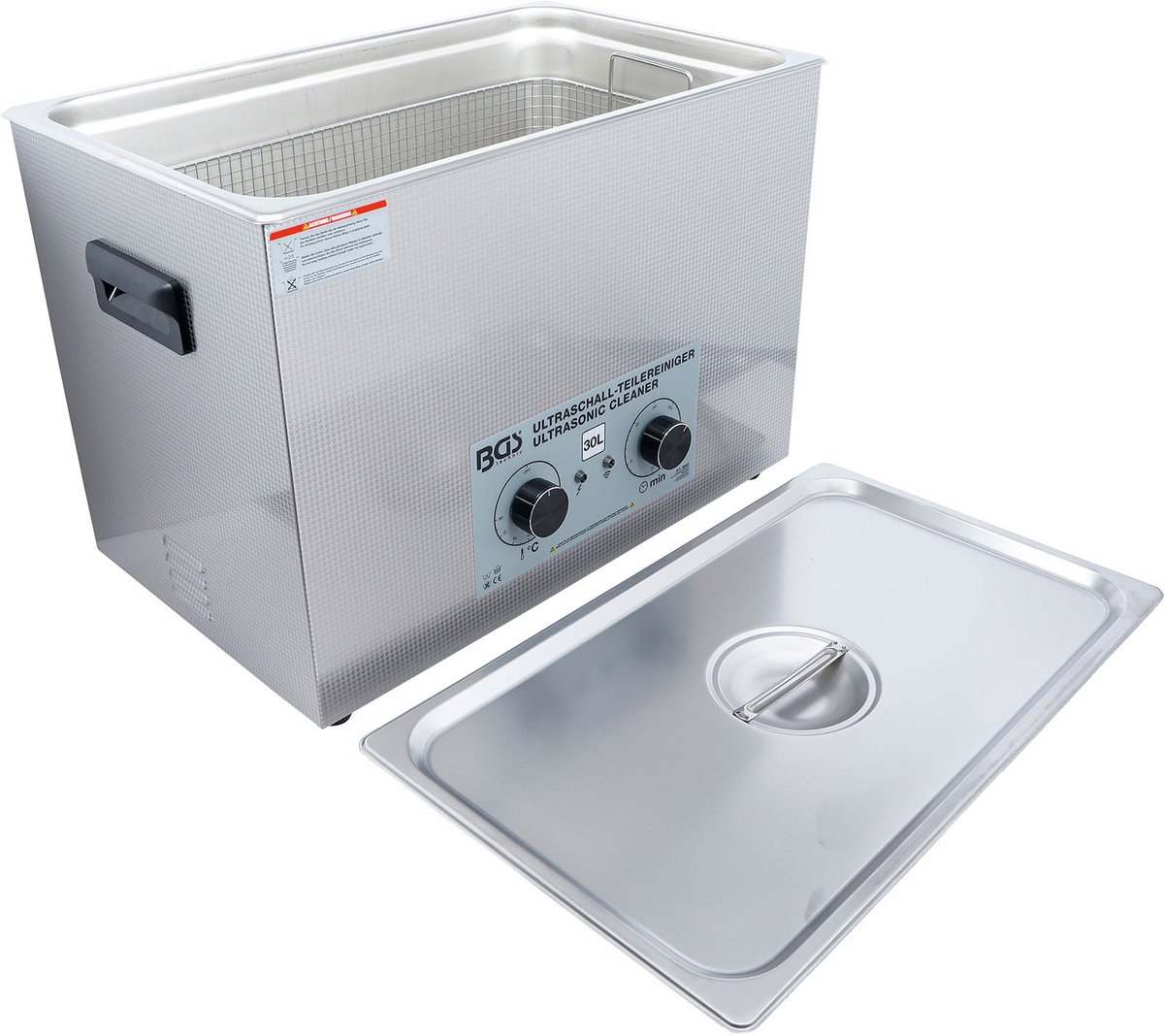 BGS 6882 - Ultrasone onderdelenreiniger - 30 l - Professionele ultrasone reiniger met verwarming