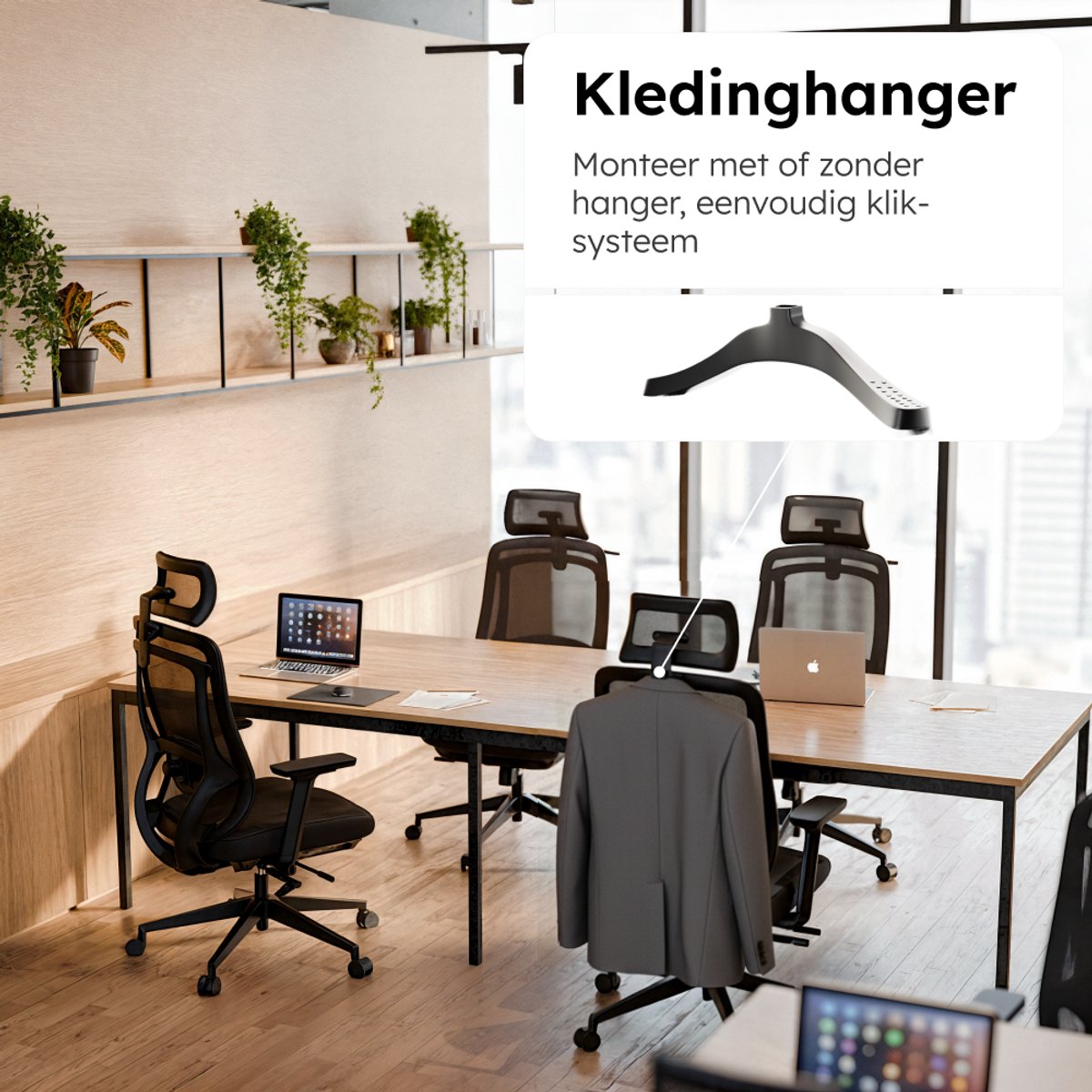 Roveo Ergonomische Bureaustoel - Office Gaming Chair - Volwassenen Game Stoel - Gamestoel - Zwart – foto 6