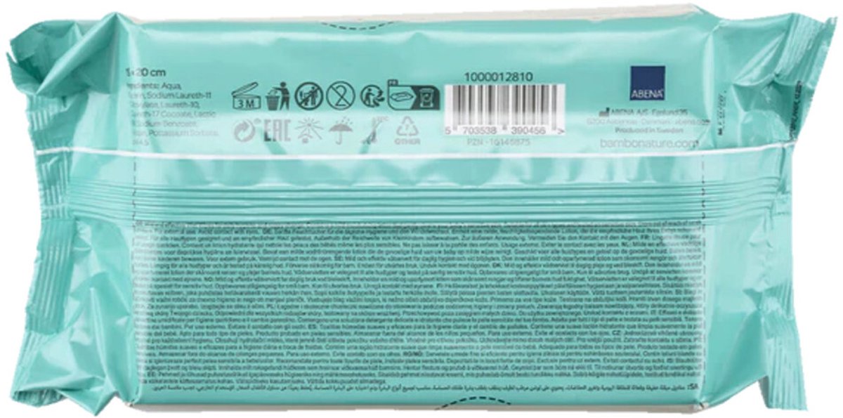 BAMBO Nature billendoekjes | 160 stuks