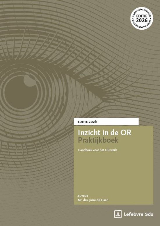 Inzicht in de OR Praktijkboek 2026 - cover
