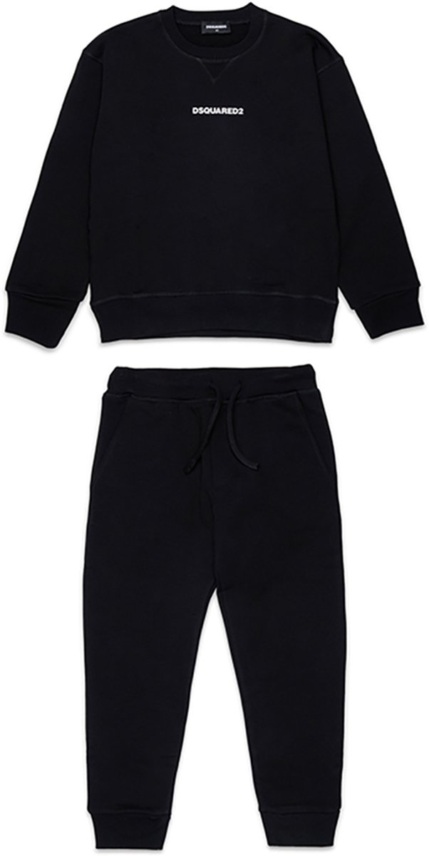 Dsquared2 Kids Dq3145 Jumpsuit Met Lange Mouwen Zwart 12 Years Kinderen