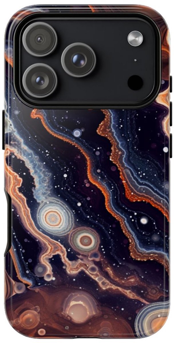 Abstracte Ruimte-Agatenstructuur – Telefoonhoesje Geschikt voor iPhone 17 Pro