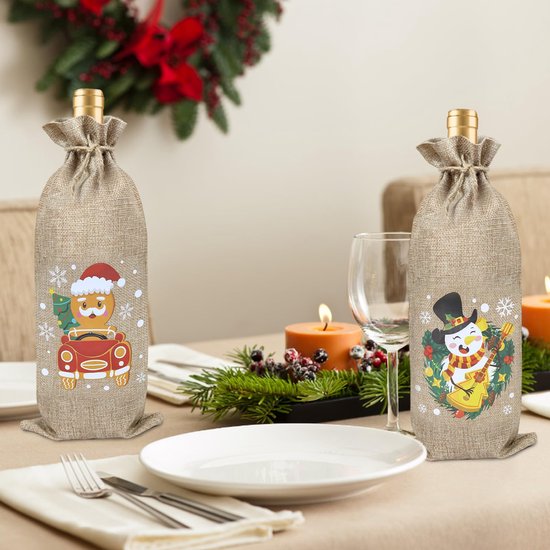 20 Stuks Kraftpapieren Wijnzakken, Praktische Fleszakken Geschenkzakjes Robuuste Wijnfleszakken Met Handgrepen Wijncadeauzakjes Wijntassen Voor Feest Banket Bruiloft Kerstmis Bruin 2778010042