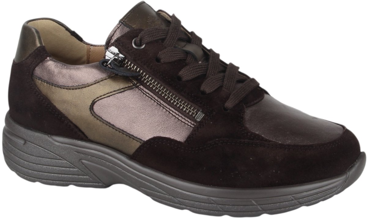 Hartjes - 162.2602/31 - Dames veterschoenen - Kleur: Bruin - Maat: 40.5