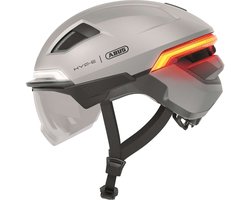 Fietshelm ABUS HYP-E BL.ACE gleam silver M - 54-58 cm - zilver - Geschikt voor gebruik op speed pedelecs - elektrische fietsen - snorfietsen - NTA-8776 715 g