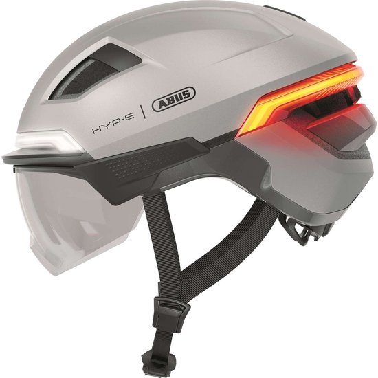 Casque Abus Hyp-E Bl.Ace gleam silver M 54-58cm