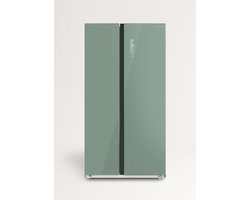 CREATE FRIDGE STUDIO SIDE BY SIDE 550 - Amerikaanse koelkast - Groen
