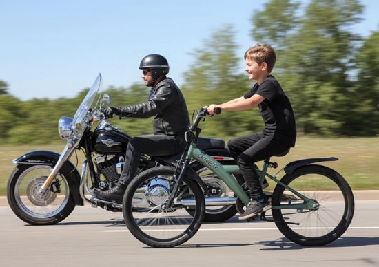 2Cycle Biker kinderfiets 20 inch (6 tot 8 jaar) voor jongens groen van 2Cycle — afbeelding 2