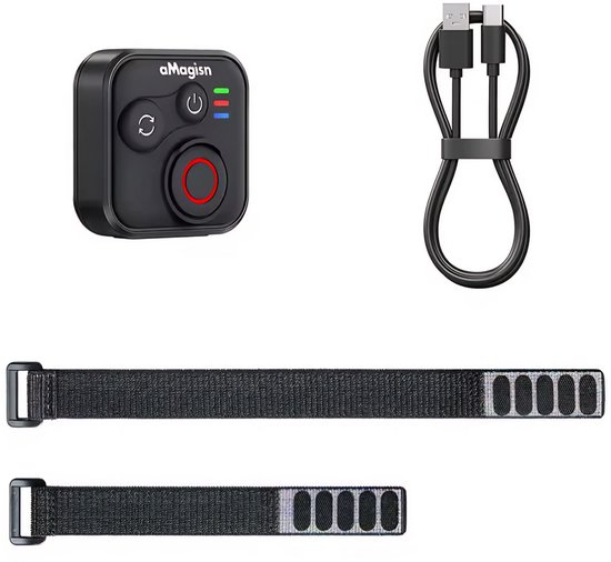 Slimme draadloze afstandsbediening voor Insta360 X5/X4/X3/ACE PRO/ACE PRO 2/GO3/GO3S, 50M bereik Bluetooth afstandsbediening met polsband voor Insta360 serie camera-accessoires