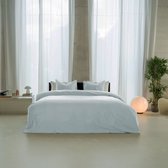 Kayori Emma Dekbedovertrek Katoensatijn - 140x200-220 + 1 sloop - Eenpersoons - Lichtblauw