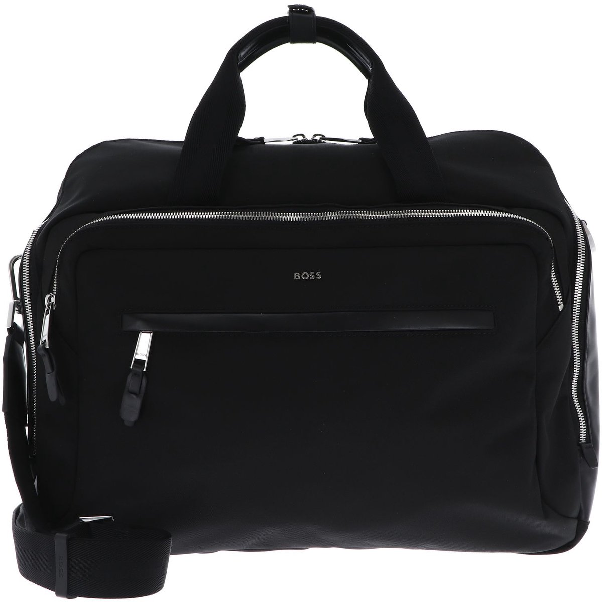 BOSS laptop rugzak rugzak met laptopvak Highway N Hold Backpack Black zwart