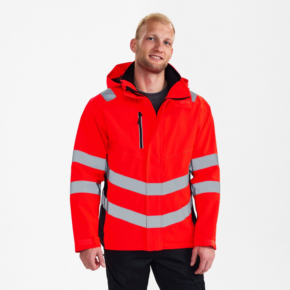 Engel Safety shelljack 1146-930 Hi-vis Zwart