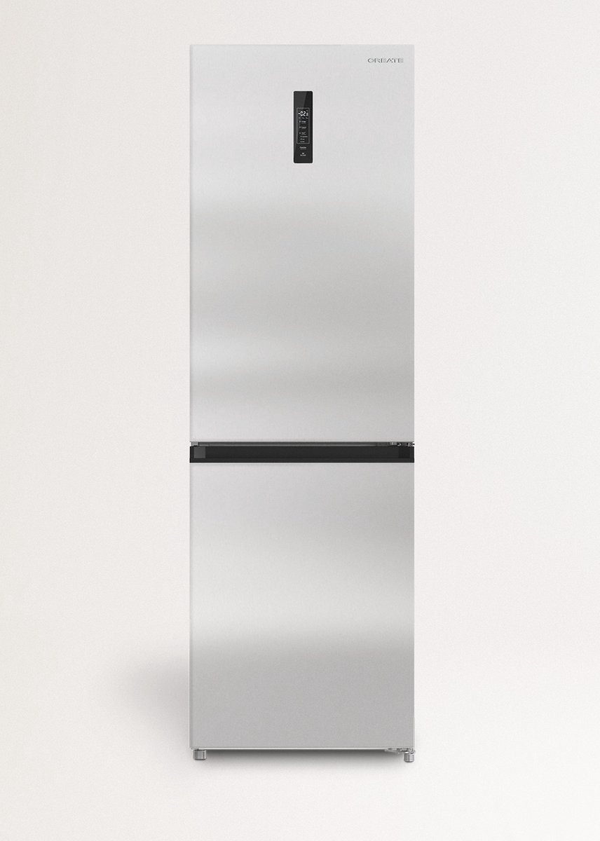 CREATE - 402L combi-koelvriescombinatie met Space Pro en Care+ - Roestvrij staal - FRIDGE STUDIO COMBI PRO 402