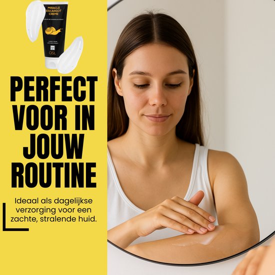 QSL | Miracle escargot crème - slakkencrème - slakkenslijmcrème - 200ml