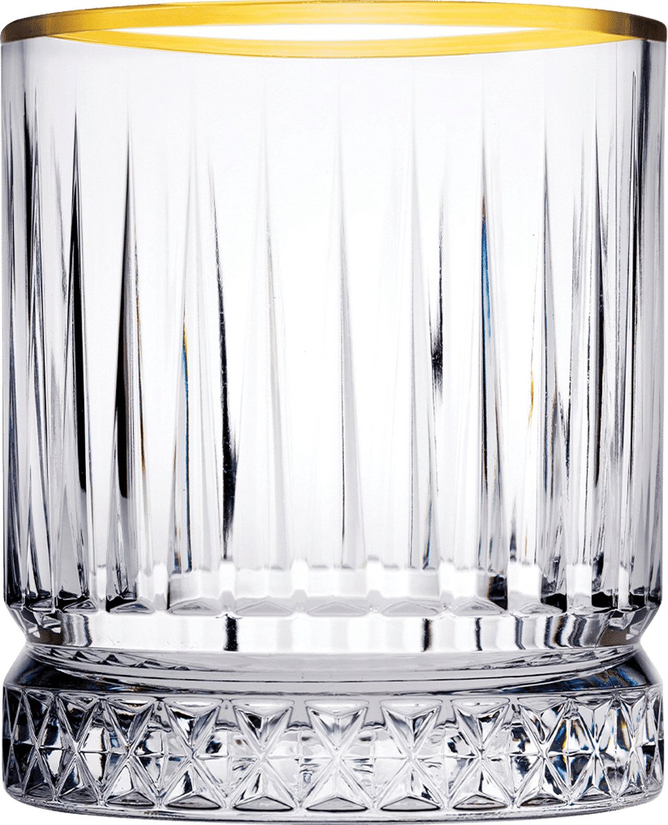 Pasabahce Waterglas Elysia 35.5 cl Transparant Goud 4 stuks