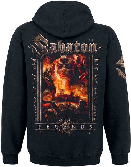 Sabaton Unisex Hoodie Heren Dames Grijs Lange Mouw Sweatshirt Met