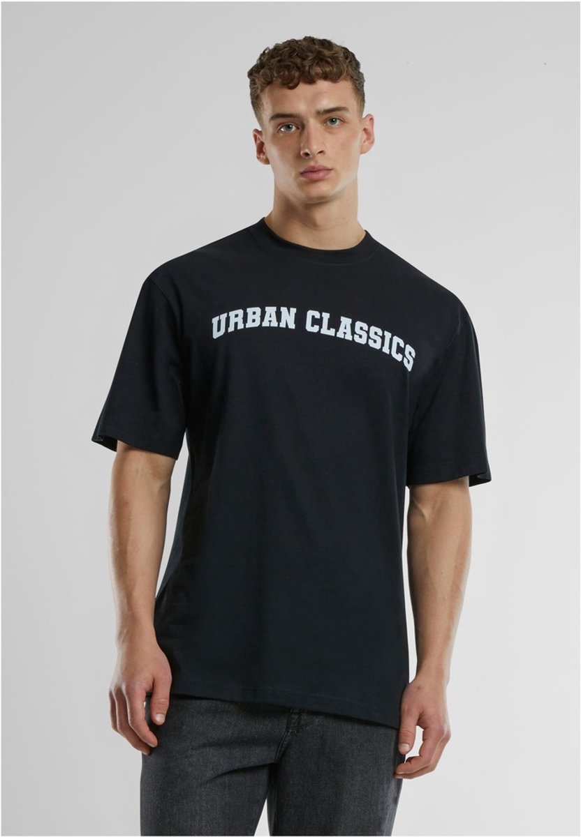 Urban Classics UC College Logo Tall Heren T-shirt M Zwart
