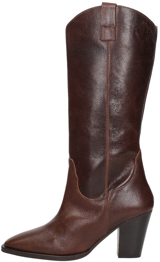 Bottes Femme ICHI Taille 37 Marron Cuir - Neuf Avec Emballage D'origine