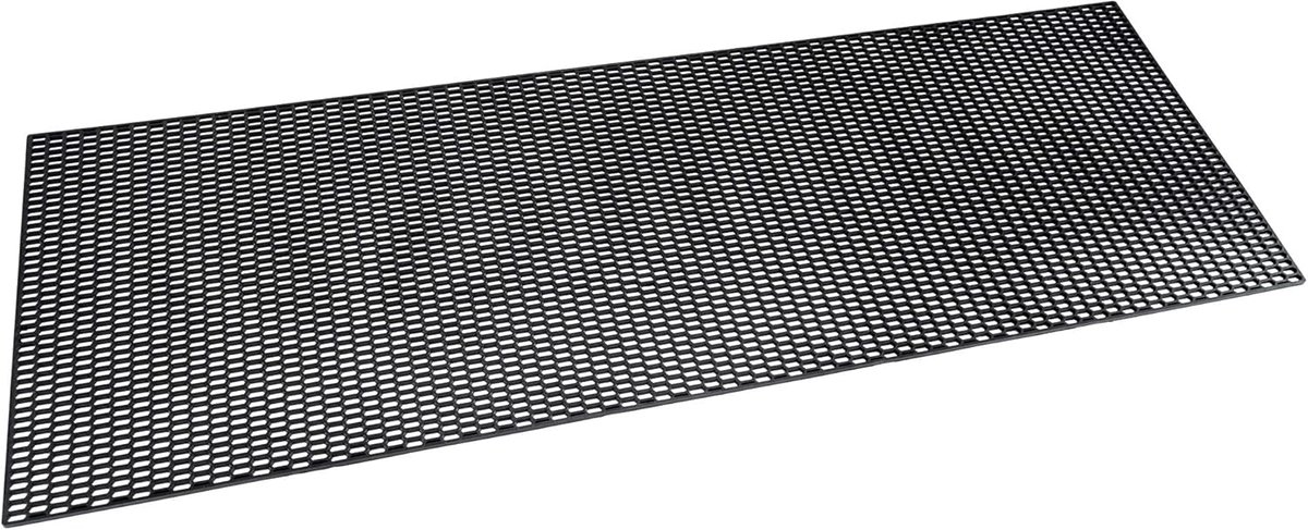 Universeel Racing Grille Zwart 120x40cm - Op Maat Te Snijden