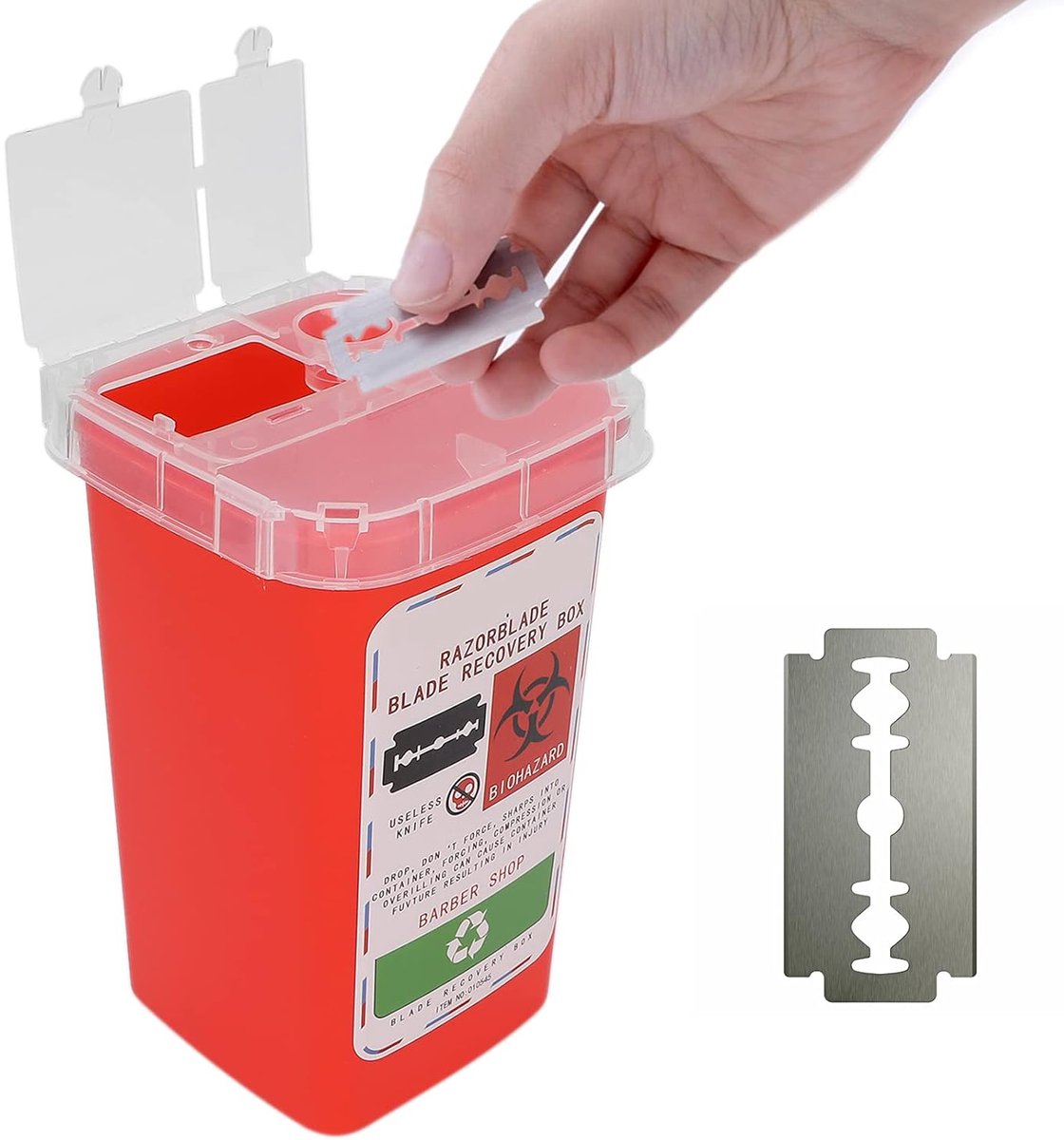 Scheermesjes Dispenser Case voor Veiligheid en Opslag
