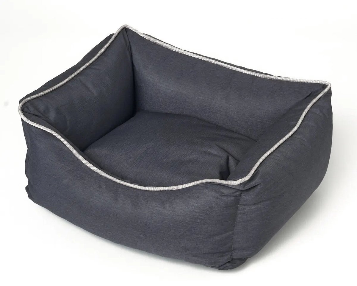 Bora Hondenmand - Antislip Hondenkussen - Donkergrijs - Maat S 50x40x18cm