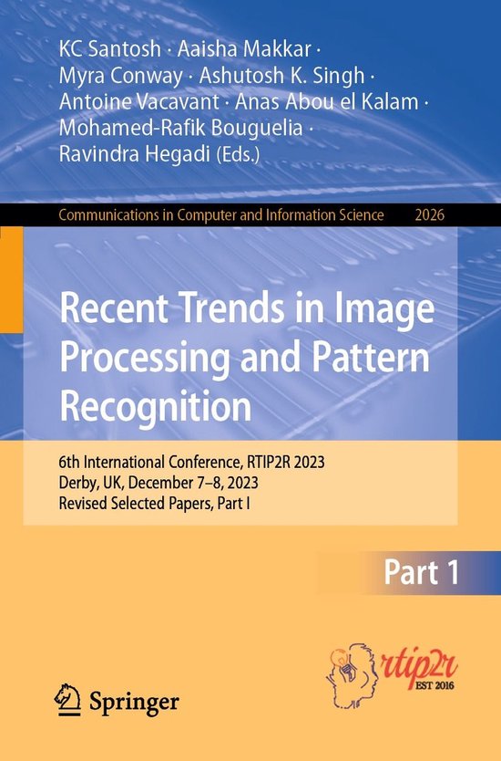 Springer Nature Proceedings Computer Science 1 - Recent Tren ... - cover