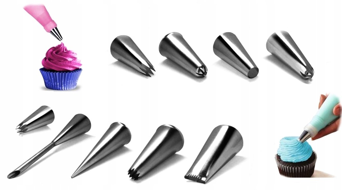 Bloemen Spuitmond 10mm - Decoratieve Taartdecoratie Tip