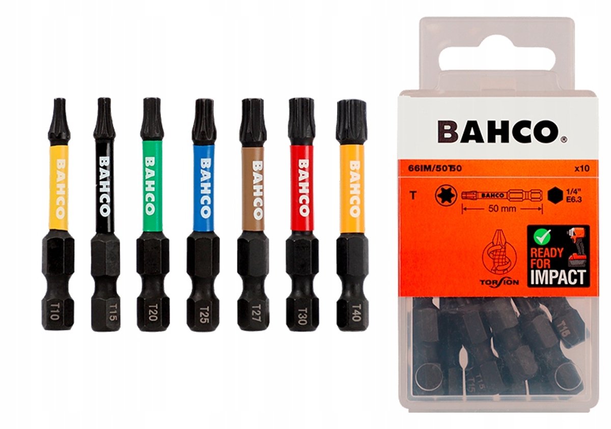 Bahco T30 Hamerbit 50mm 1/4" 10 st