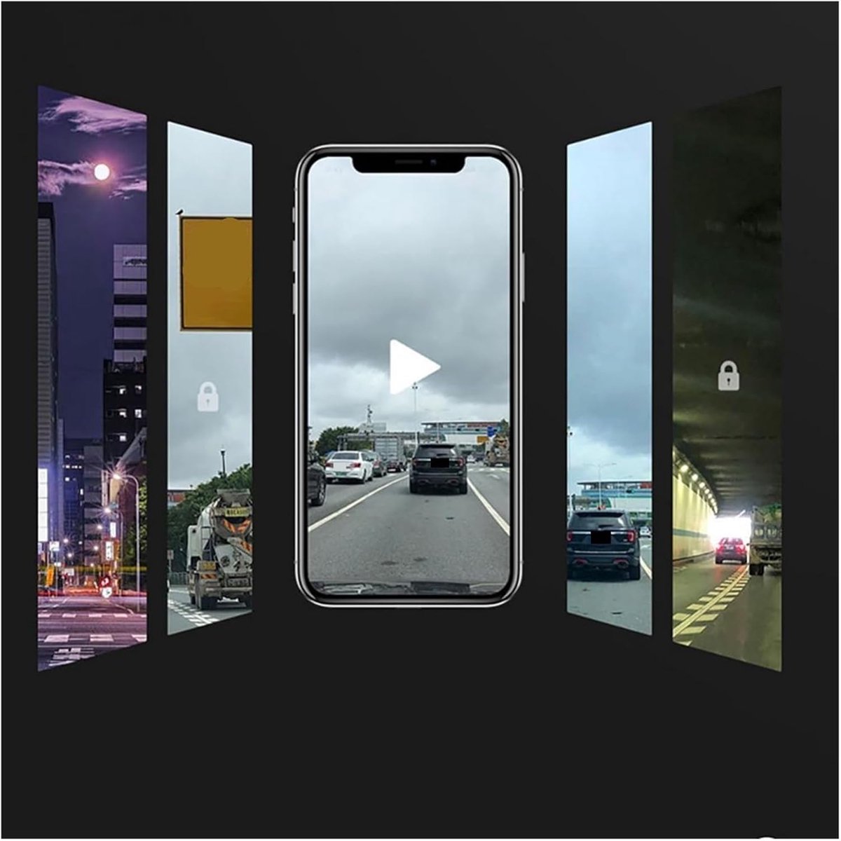 Mini Auto Dashcam + 128GB SD-Kaart – 720P HD Rijrecorder met 140° Groothoeklens, Nachtzicht & Automatische Lusopname – Compacte Autocamera met Bewegingsdetectie, USB-voeding & Eenvoudige Montage – Ideaal voor Elke Auto – foto 2