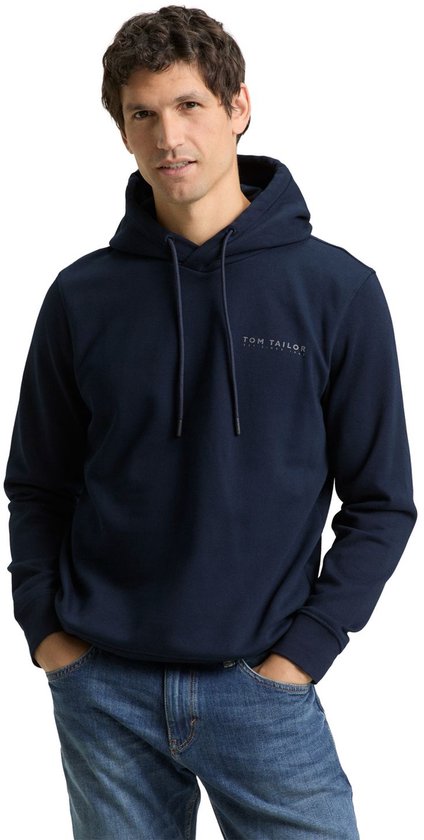 TOM TAILOR Heren T-shirt, 29999 - Black, XL TOM TAILOR Heren T-shirt, 29999 - Black, XL