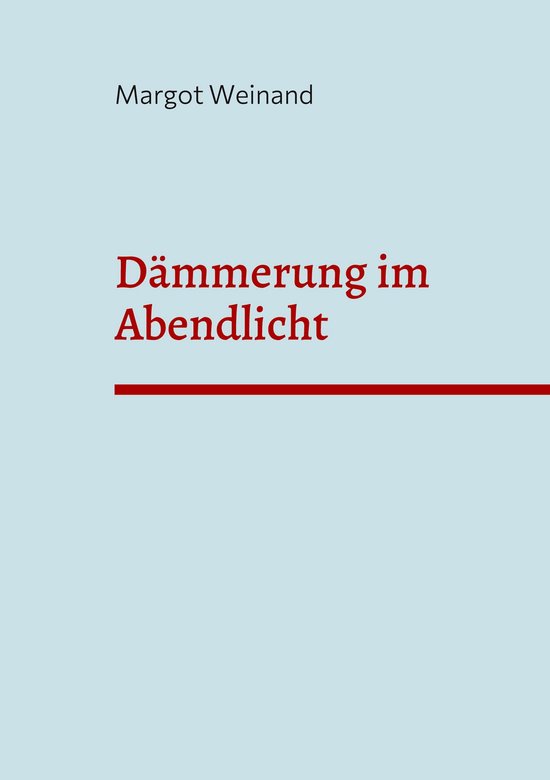 Dämmerung im Abendlicht - cover
