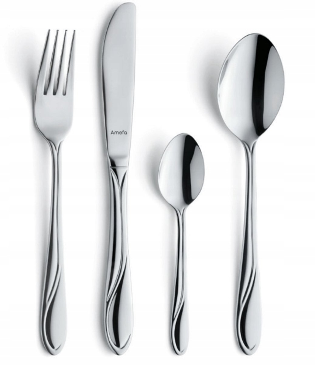 Amefa Whisper Bestekset 72 Delig - 18 Personen - RVS