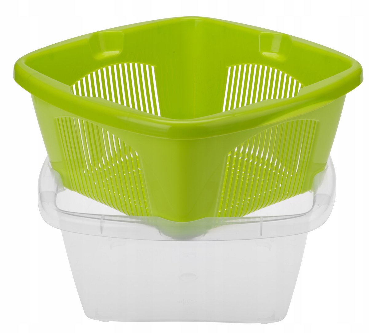 Grote 4L Kom met Zeef - 2-in-1 Salade & Groentewasser