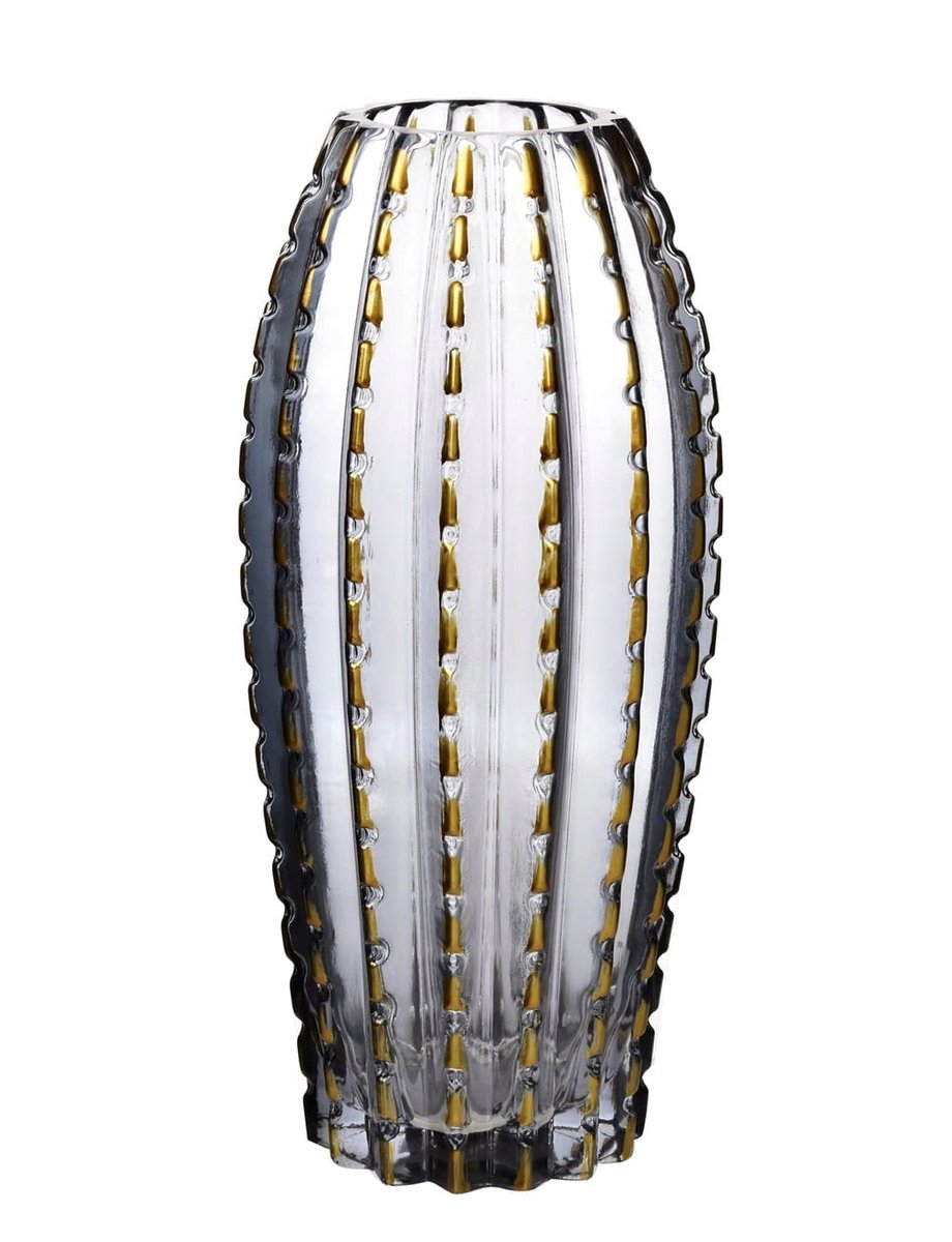 Serenite Gouden Glazen Vaas - 31 cm