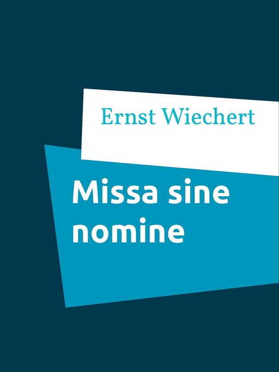 Missa sine nomine - cover