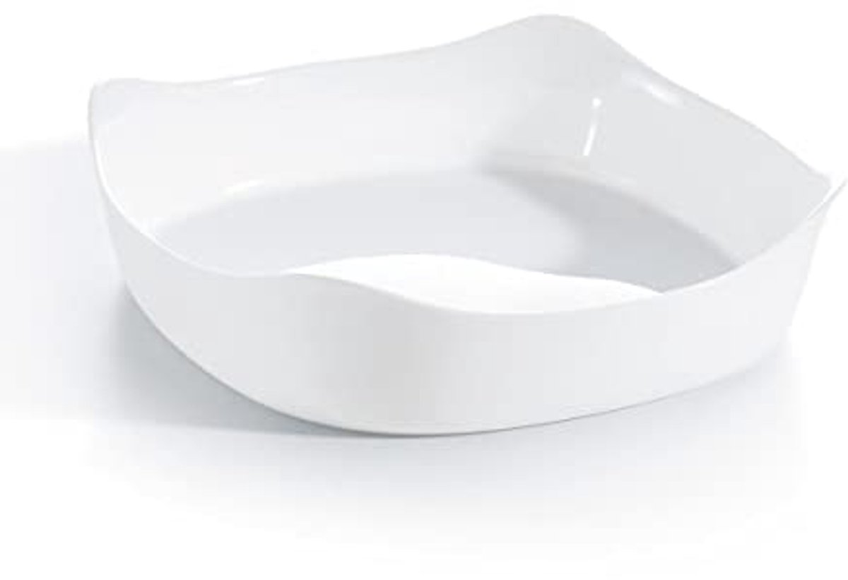 Ovenschaal van opaal glas voor stijlvolle gerechten
