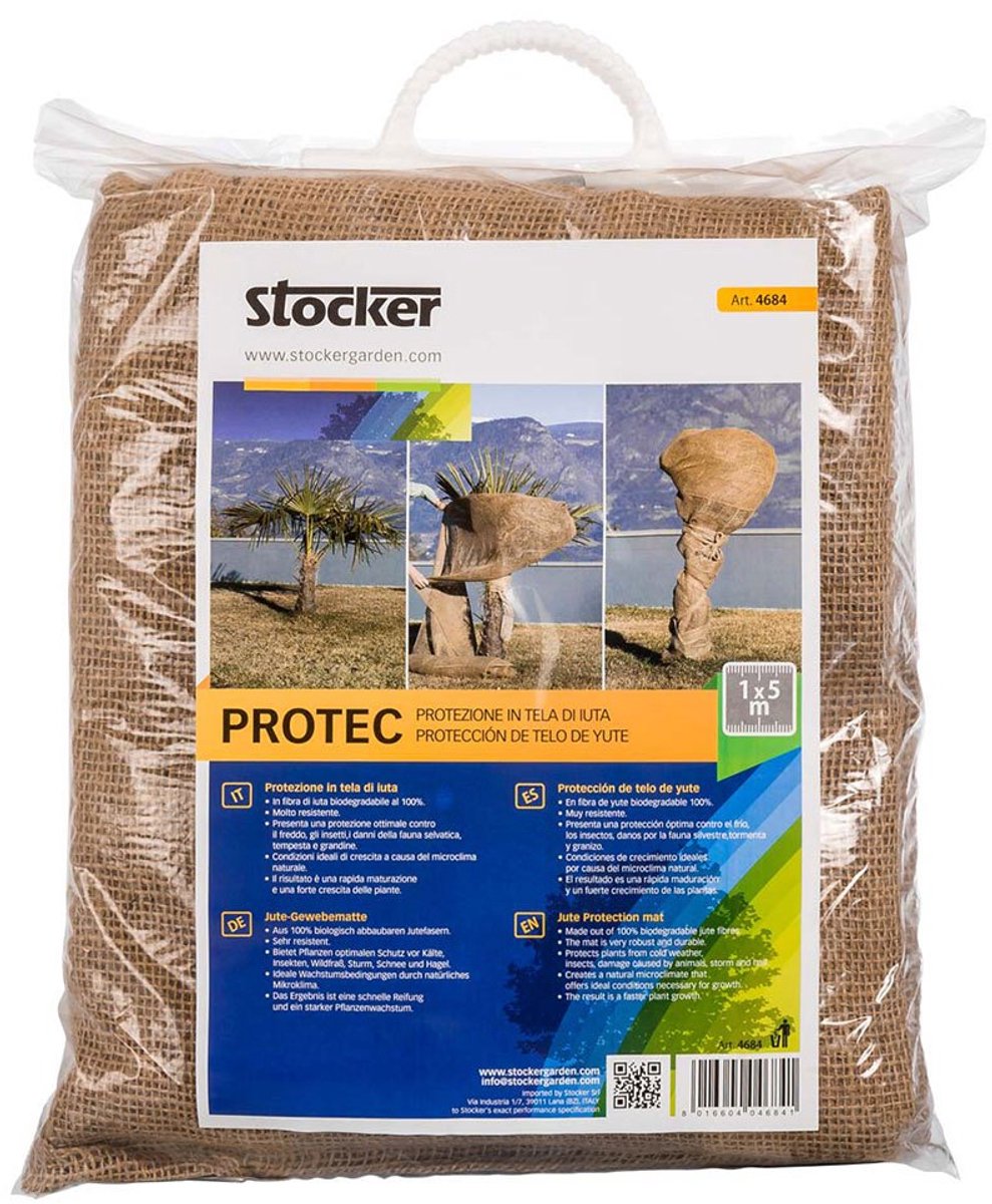 Stocker Bescherm Jute Stof 1x5 M Transparant