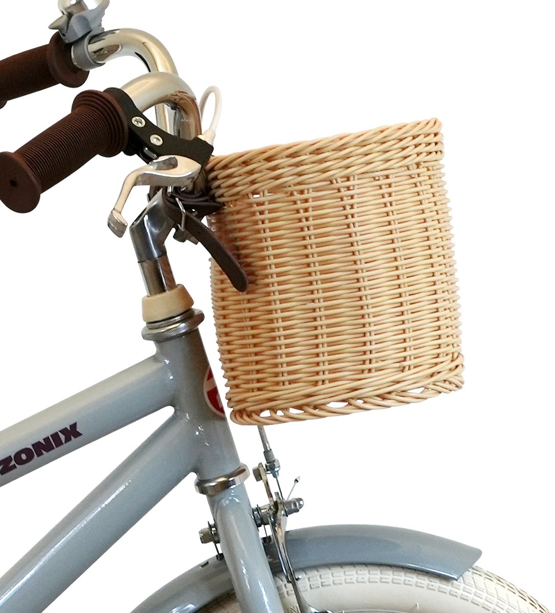 Zonix Kinderfiets 16 inch - jongensfiets 4-6 jaar met zijwieltjes - pastel slate blue
