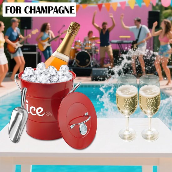 GLigeT Seau à glaçons Seau à Glace en céramique for Bar
