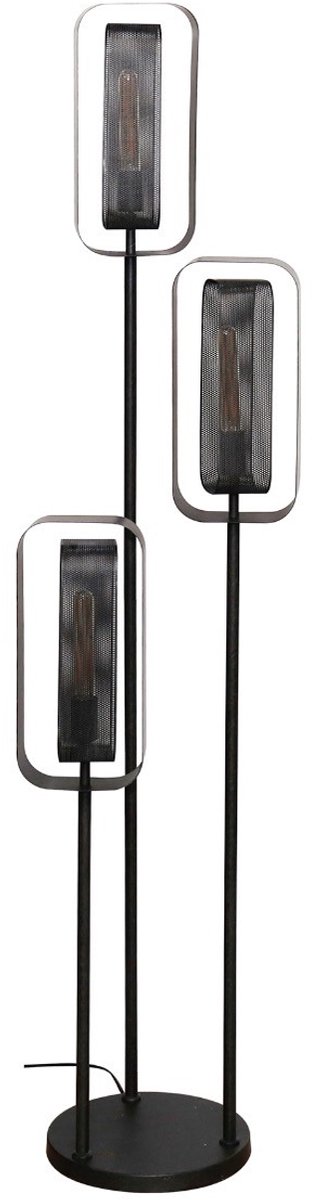 Fraaai - Kasey vloerlamp 3L - artic zwart