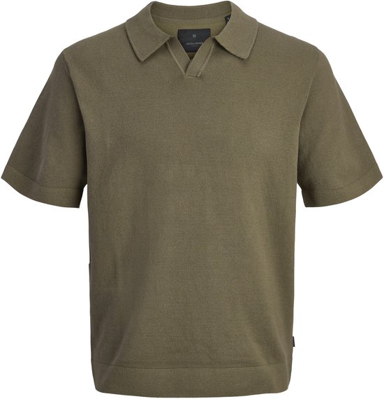 Jack & Jones Poloshirt Jprblamilano Spring Split Neck Ss S 12291030 Morel Mannen Maat - L