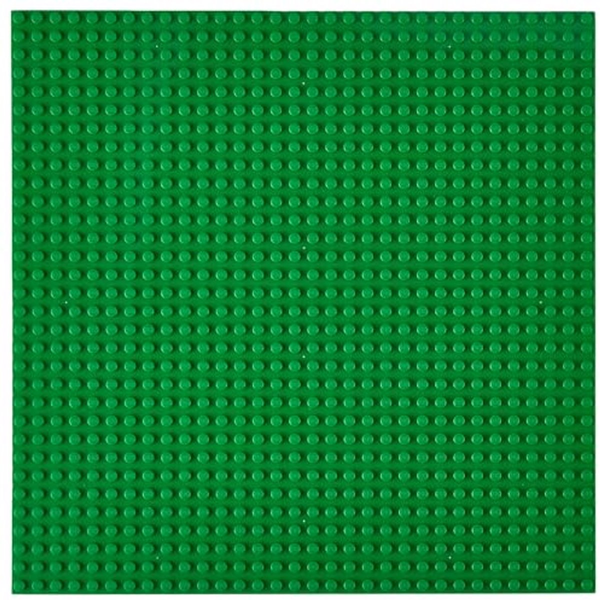 Klassieke Bouwplaten - Stapelbaar en Compatibel met Alle Grote Merken - 25,5 x 25,5 cm - Groen