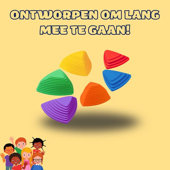 De Stapelstenen van Stapelstein doen kinderen bewegen. – Fairplace