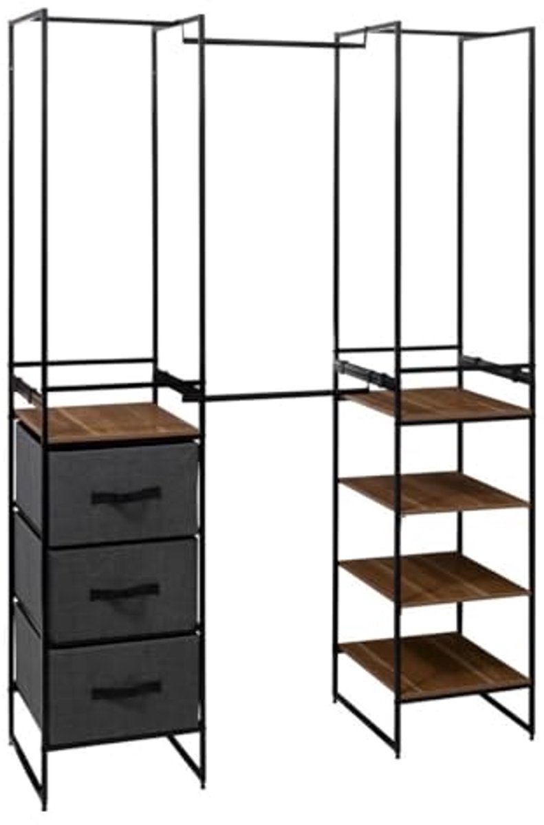 Modulaire Uittrekbare Kledingkast 180 cm - Multifunctionele Opbergoplossing
