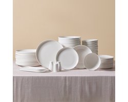Karaca Streamline Favaro 53-Delig 12-Persoons Servieset Wit
