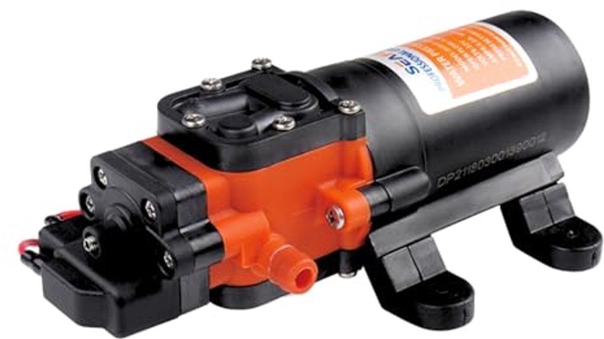 12V Waterdruk Membraanpomp met 1,2 GPM en 35 PSI