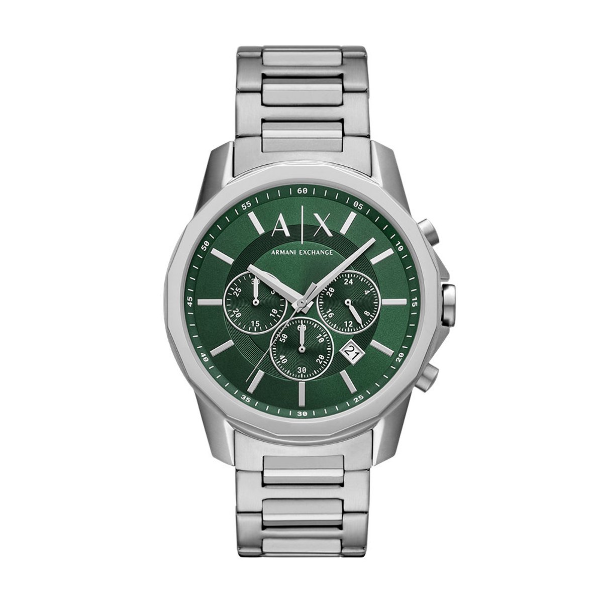 Armani Exchange Heren Horloge 44 mm - Zilverkleurig