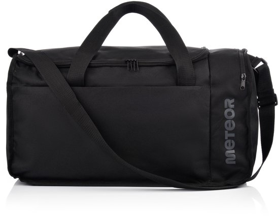 Meteor Odyn - Fitness tas - Sportuitrusting - Ideaal voor sportschool en training - Zwart